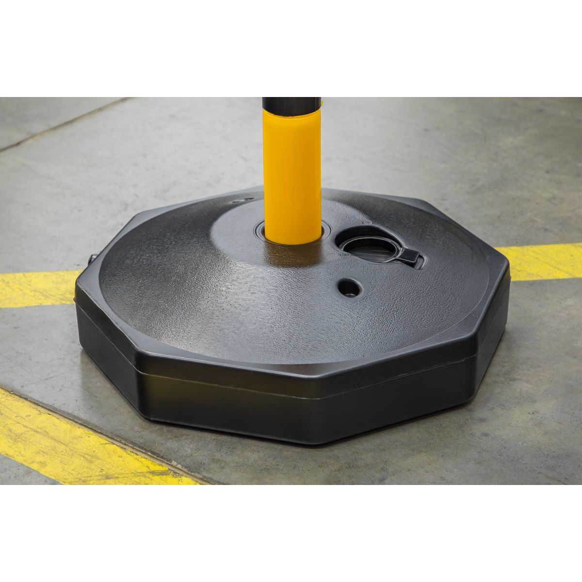 Sealey Post with Base - Black/Yellow BYPB01