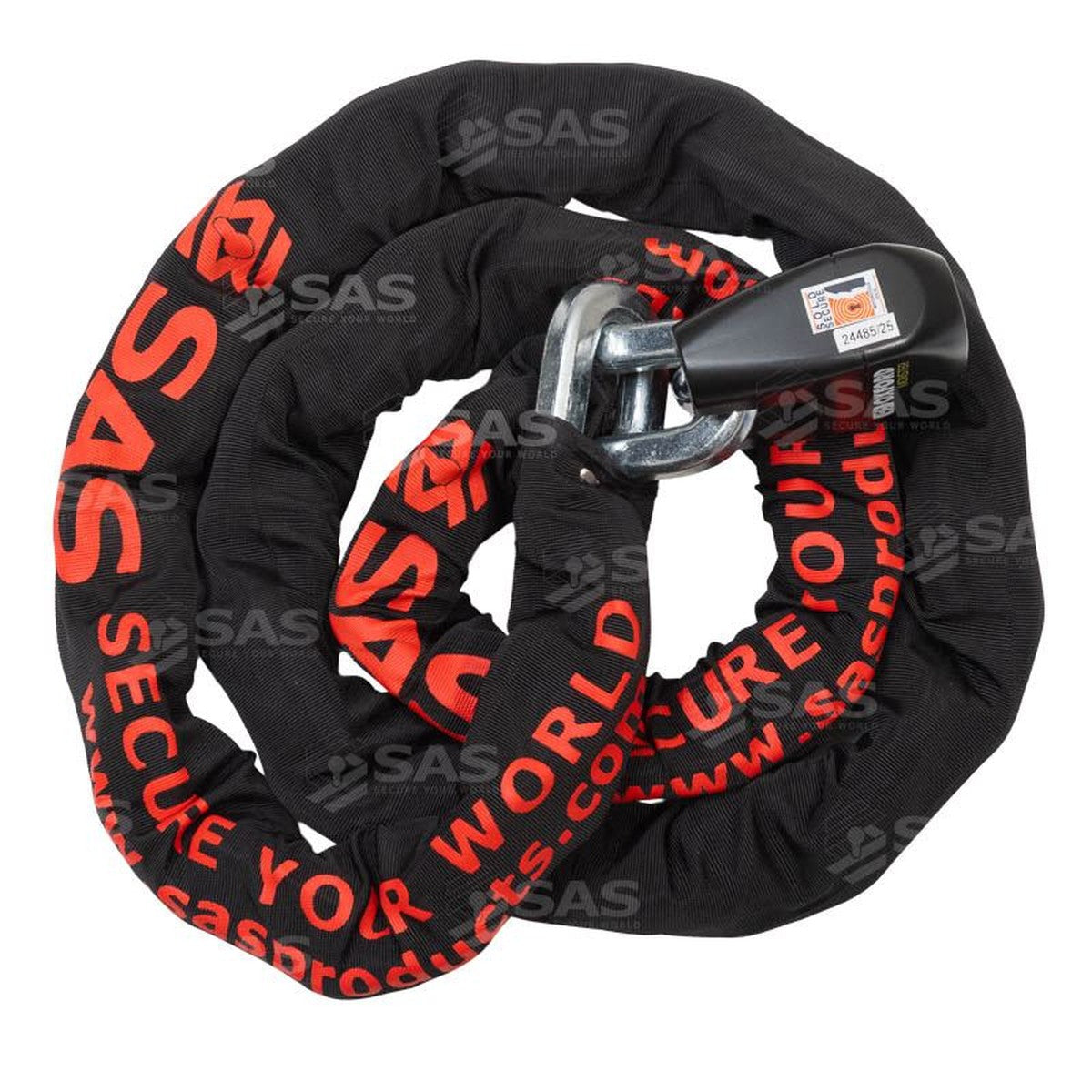 SAS SAS Heavy Duty 2000x14mm Square Shackle Chain & Monster Padlock