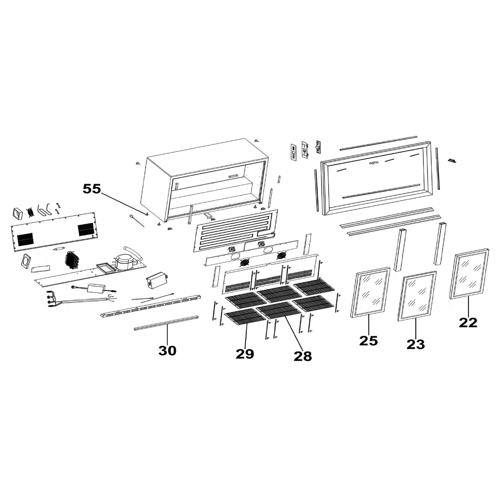 Sealey Sliding Door (Centre) DH10990