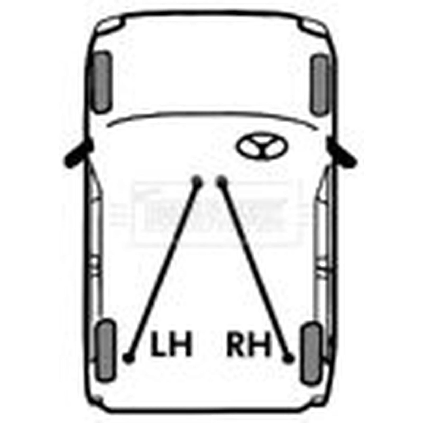 Borg & Beck Handbrake Cable Right Rear BKB3938