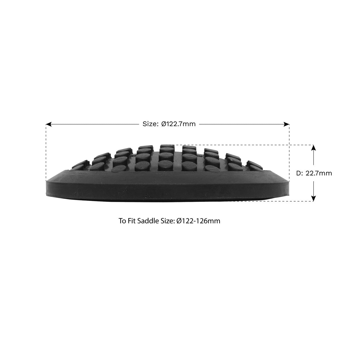 Sealey Safety Rubber Jack Pad Type C JP05