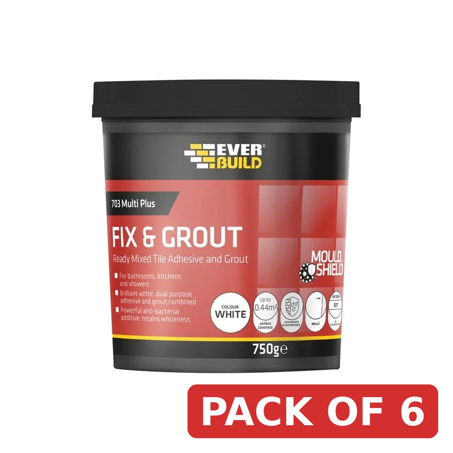 Everbuild Sika 703 Fix & Grout Tile Adhesive 7.5kg - 487078