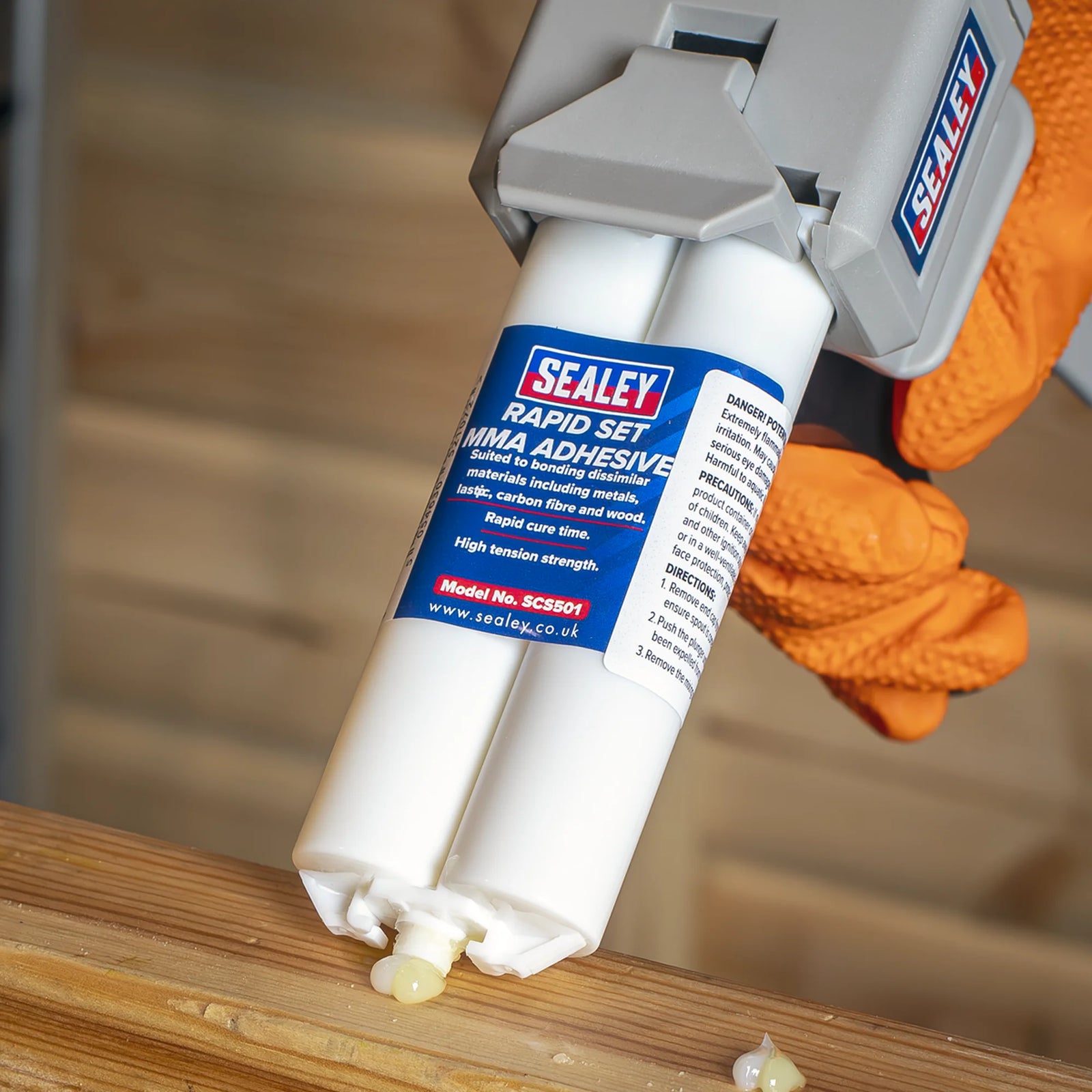 Sealey Rapid Set MMA Adhesive 50ml - High Tension Strength