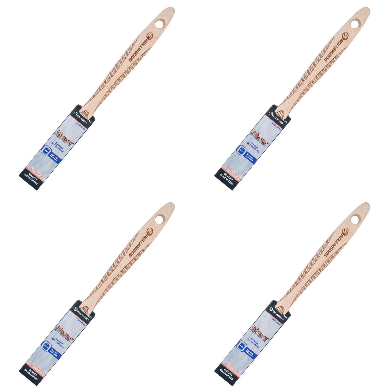 ROLLINGDOG DOBERMAN™ X1000 Series Flat Paint brush 1-3"
