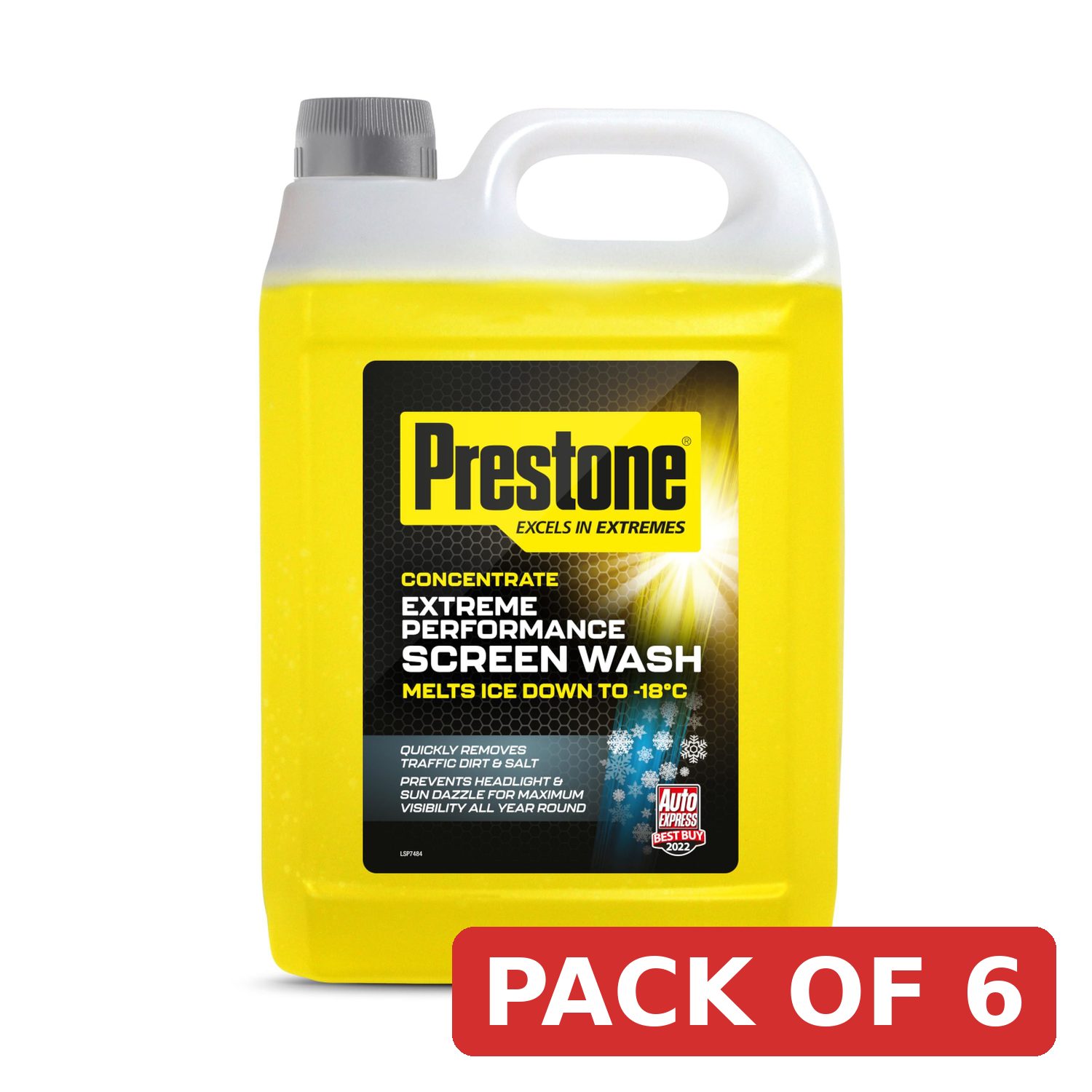 Prestone Screen Wash 5 Litre - Extreme Performance Concentrated