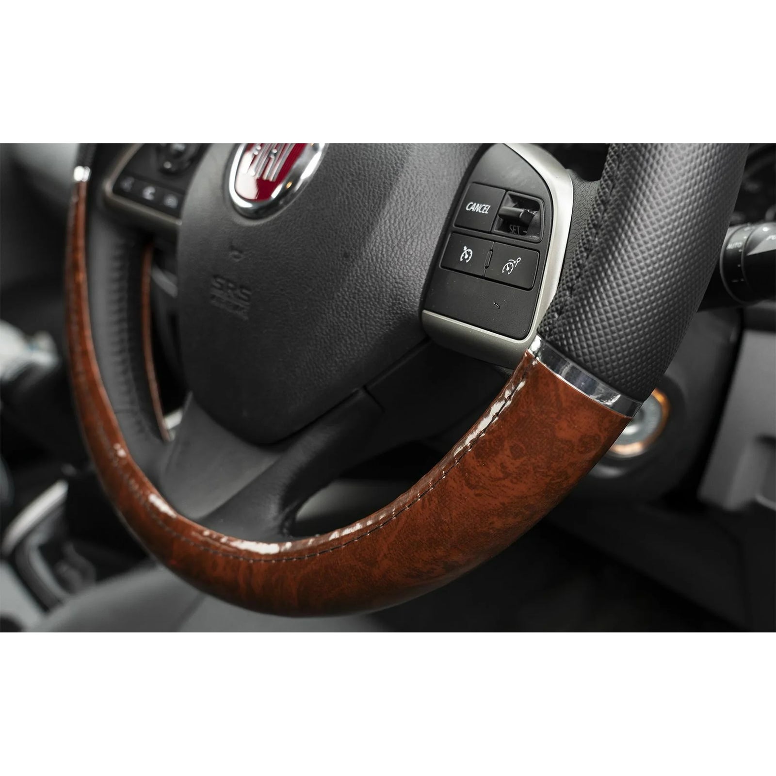 Simply Wood Effect Steering Wheel Cover Universal 15" Anti-slip Protector