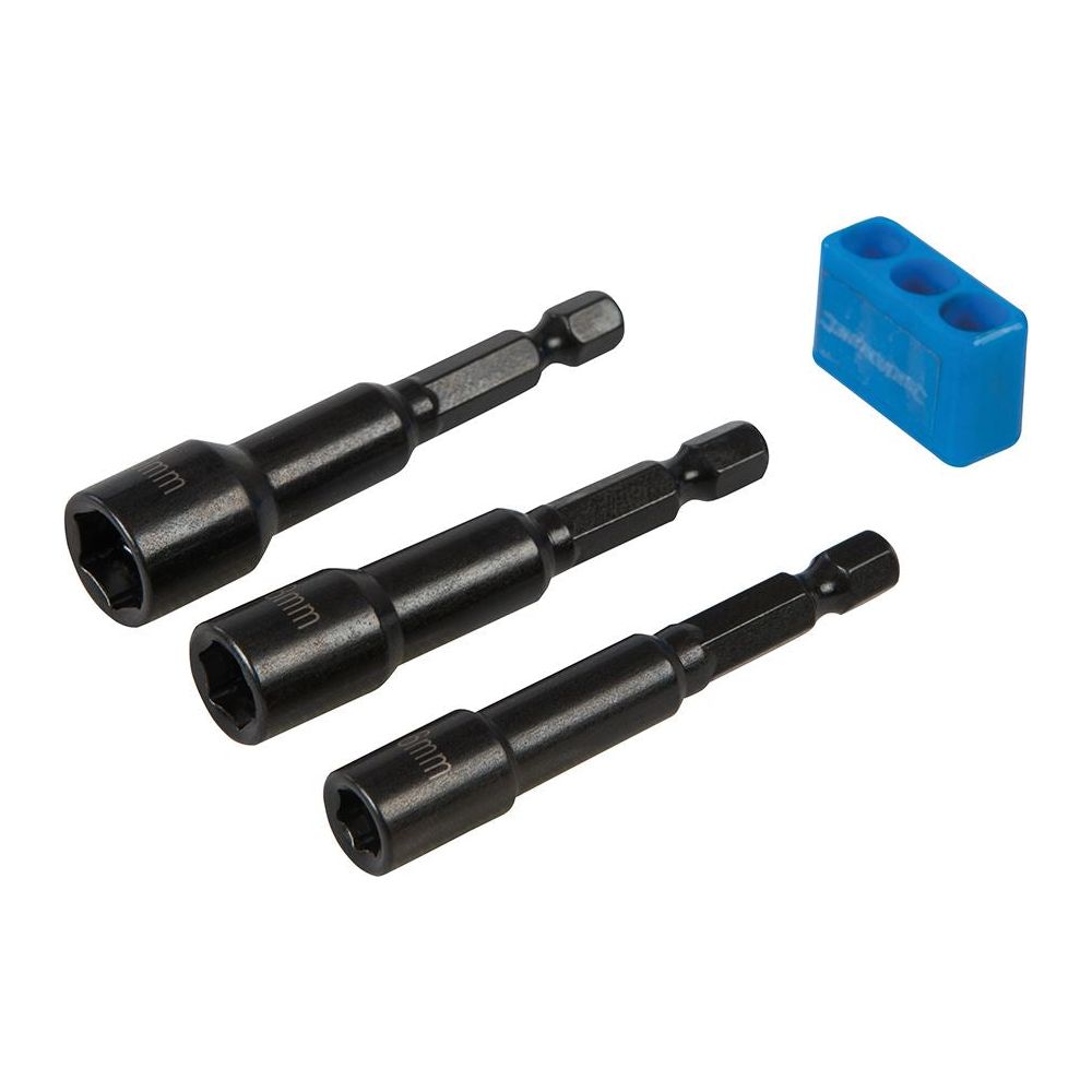 Silverline Magnetic Nut Driver Set 3pce 6, 8 & 10mm