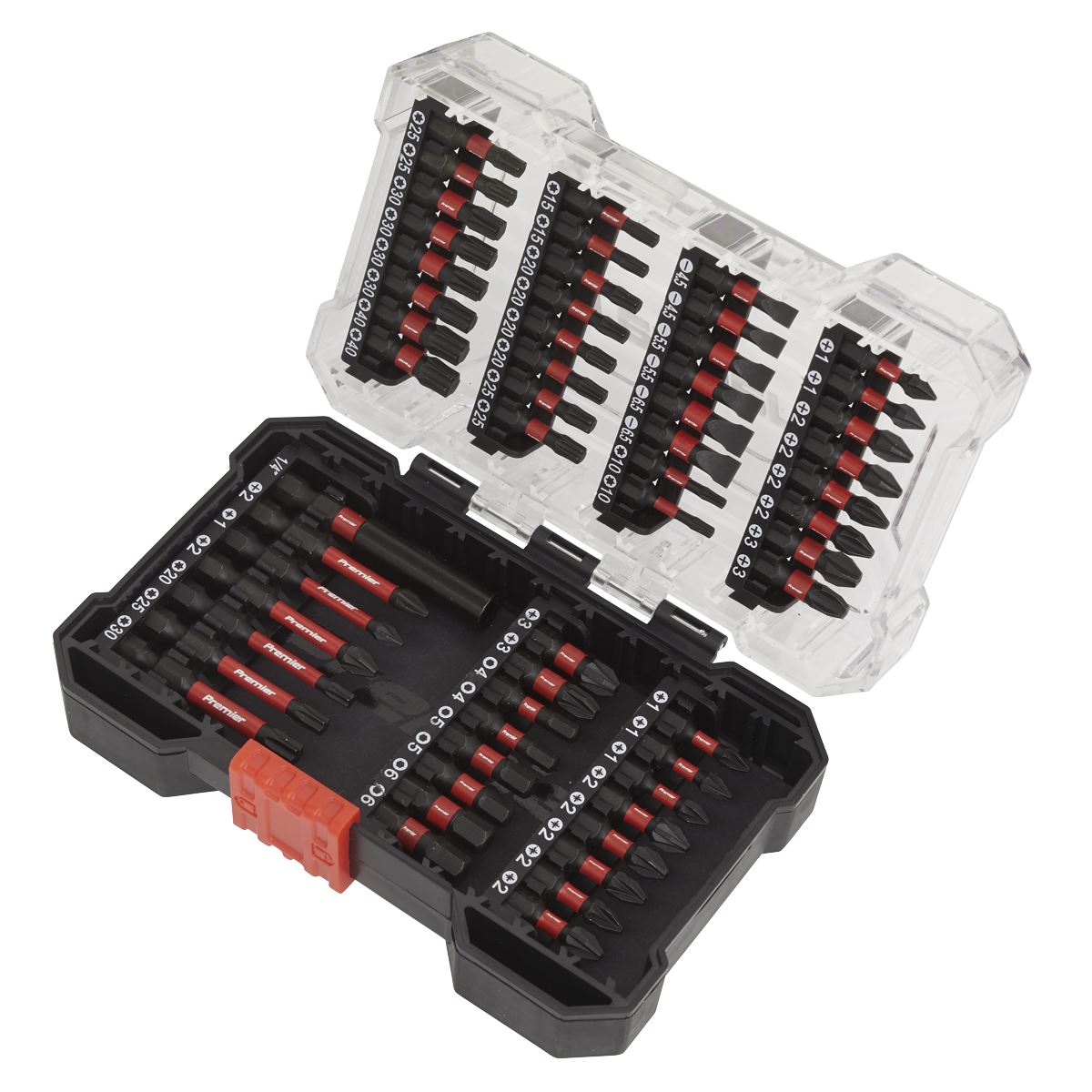 Sealey Power Tool Bit Set 55pc Impact Grade AK8281