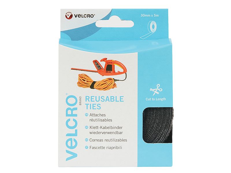 Velcro® Brand VELCRO® Brand ONE-WRAP® Reusable Ties 30mm x 5m Black