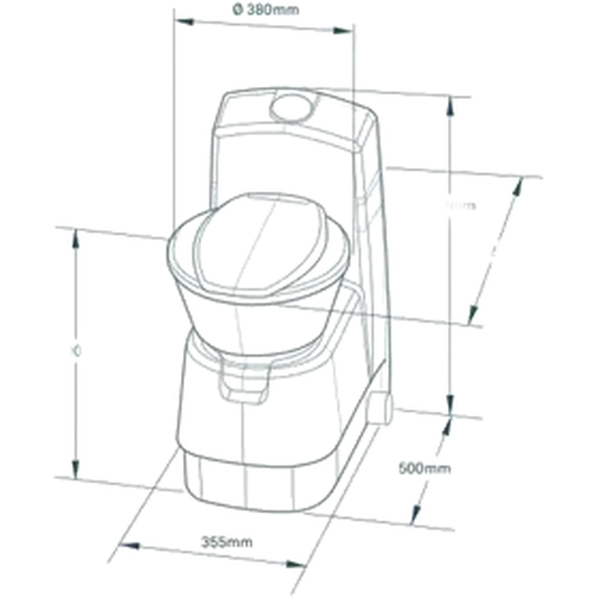 Dometic Camping Chemical Toilet CTS 4110