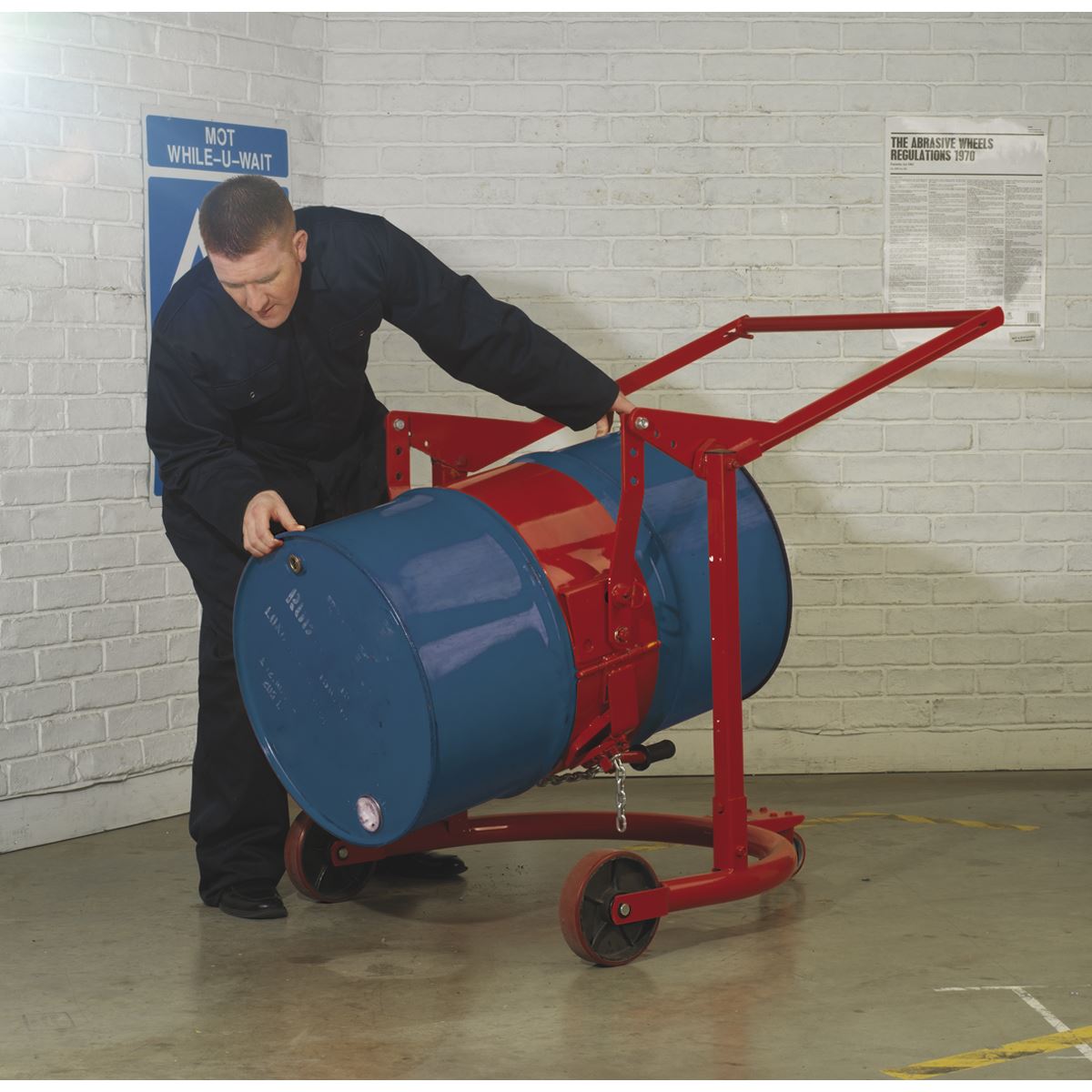 Sealey Mobile Drum Handler 205L DH02