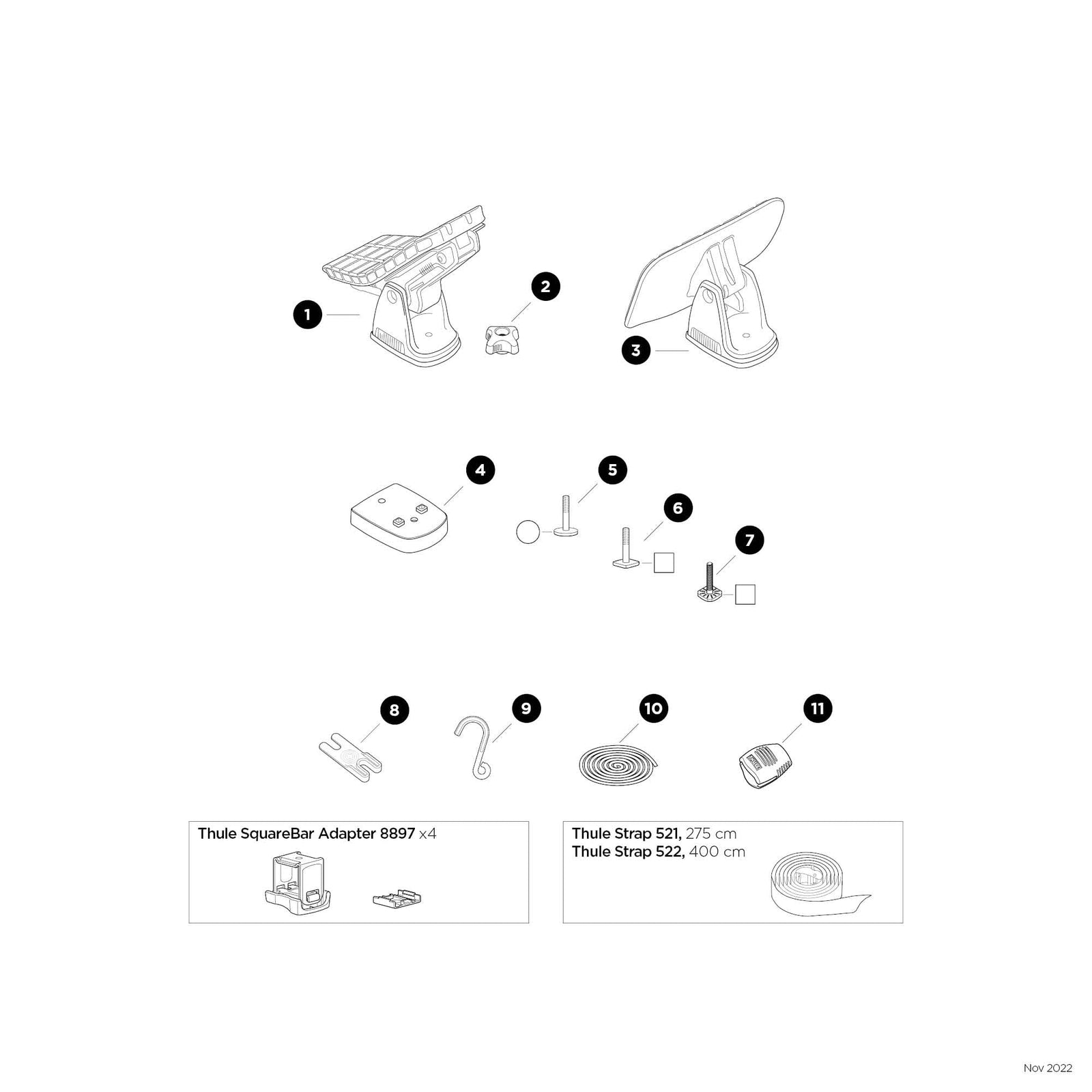 Thule Adapter (873) - Model 1500034345