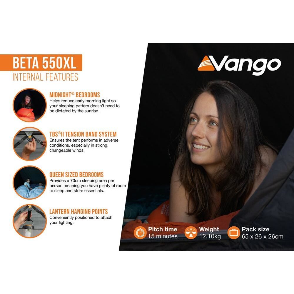Vango Beta 550XL Tent Deep Blue