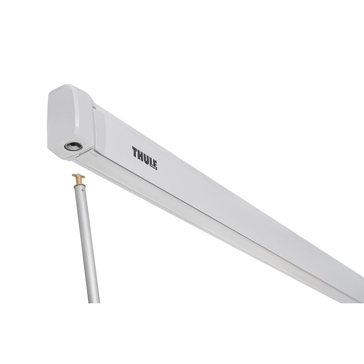 Thule 4200 4.50x2.00m Wall Awning White with Fabric Finish Mystic Grey