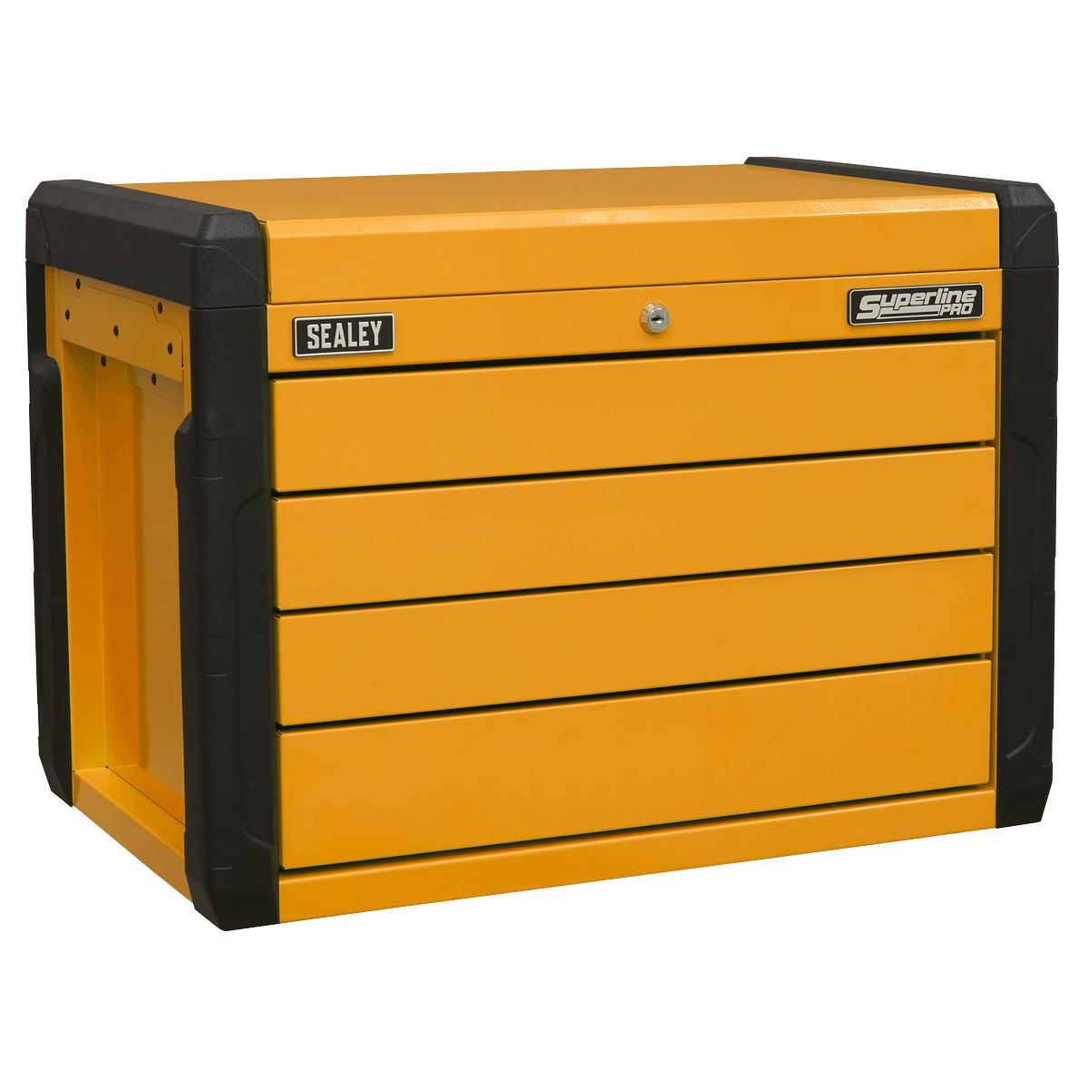 Superline Pro Superline PRO Push-to-Open Topchest 4-Drawer - Orange APPD4O