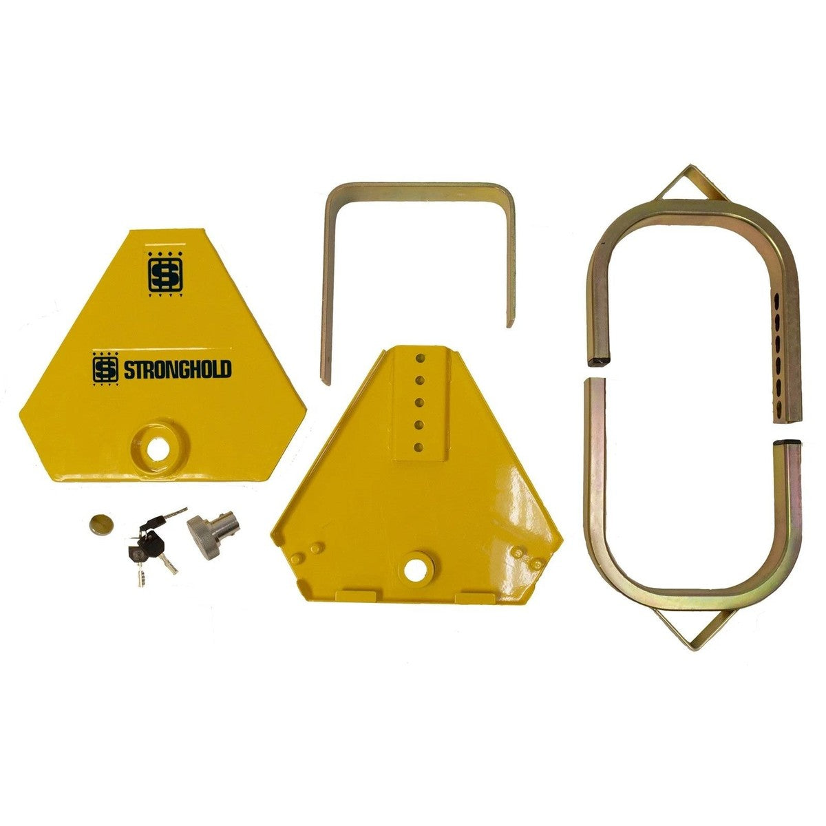 Stronghold Wheel Clamp Apex Triangular 15" to 18" for Trailers & Caravans SH5456