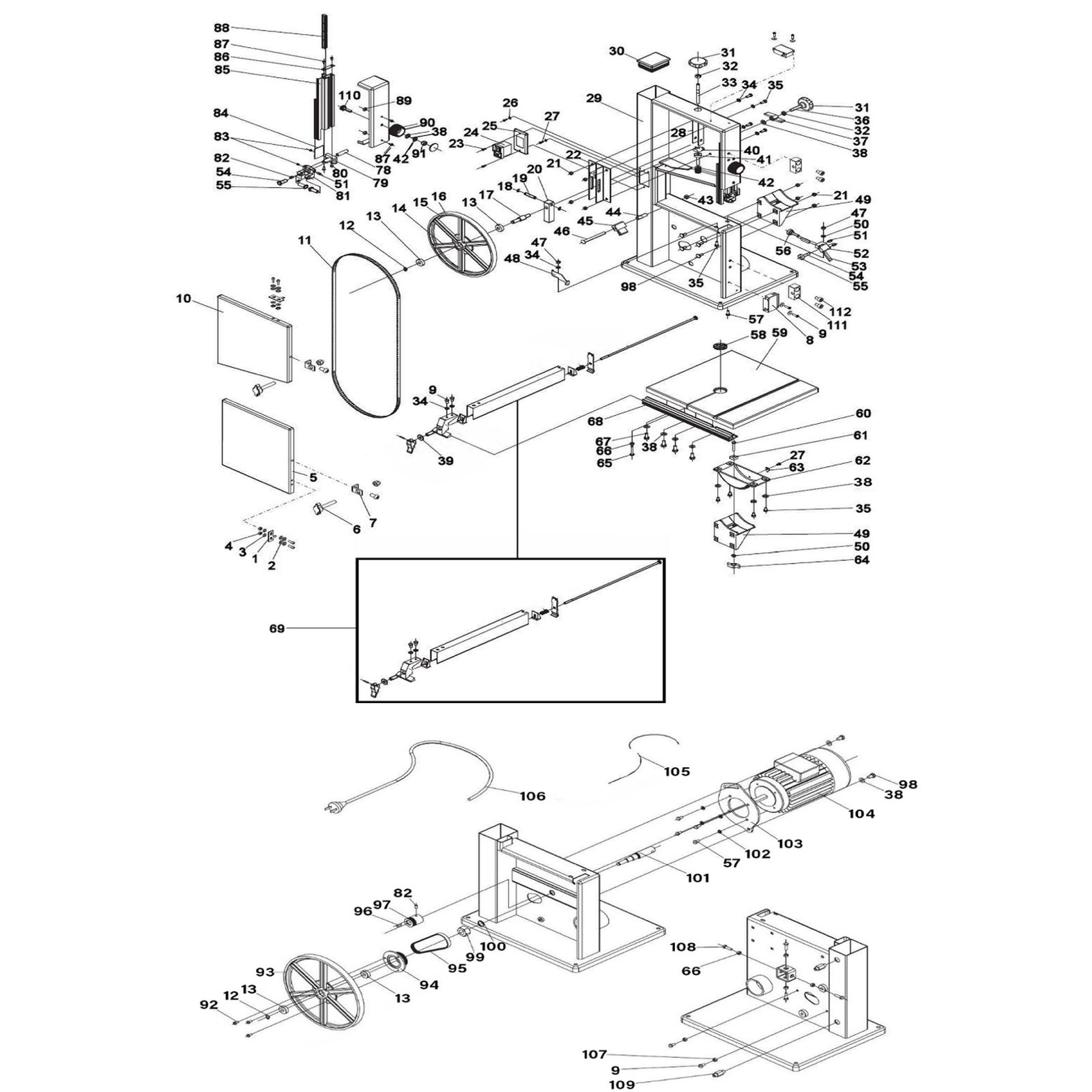 Sealey Table SM1304.V2-59