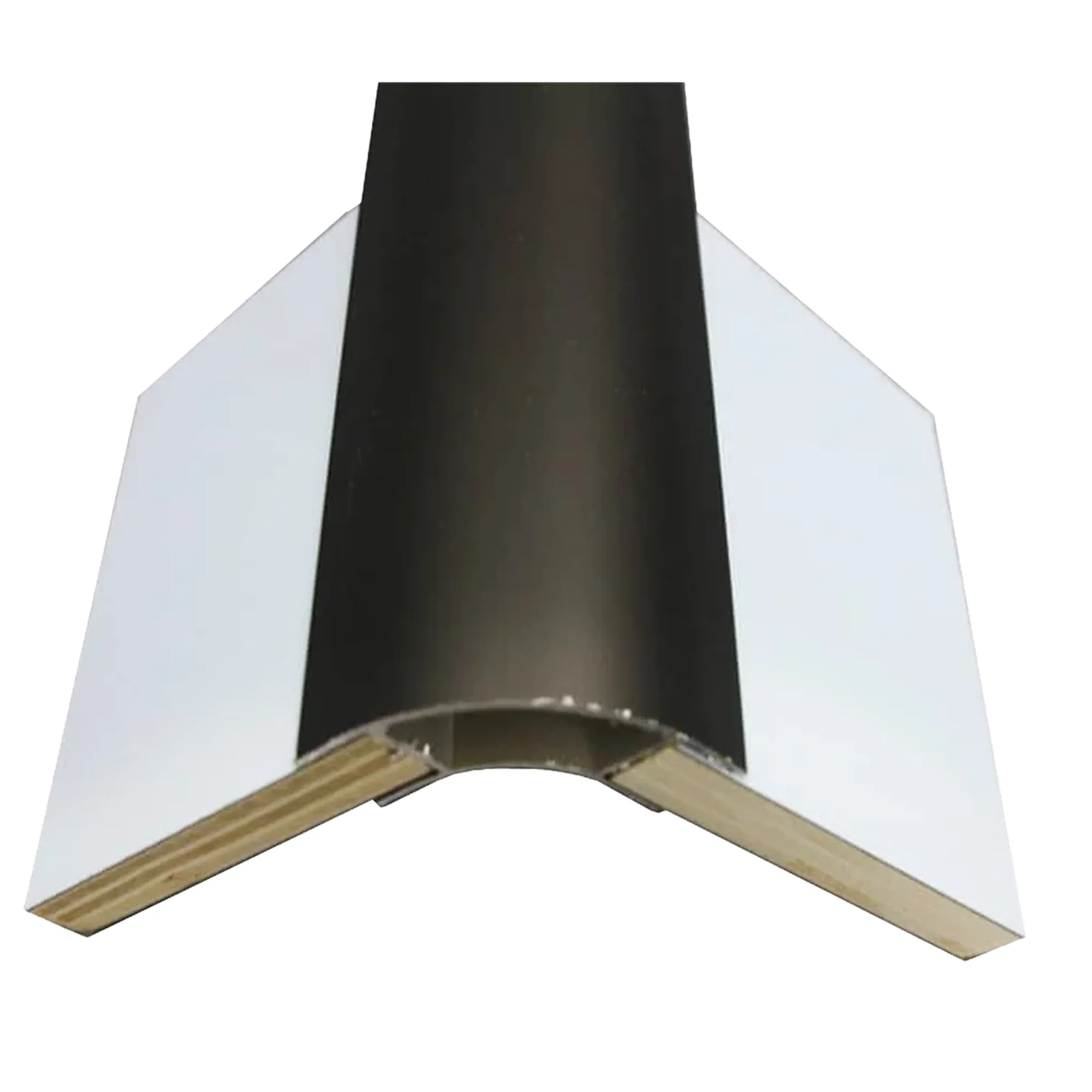 Unbranded 40mm Aluminium Profile Black - Order in Multiples of 8