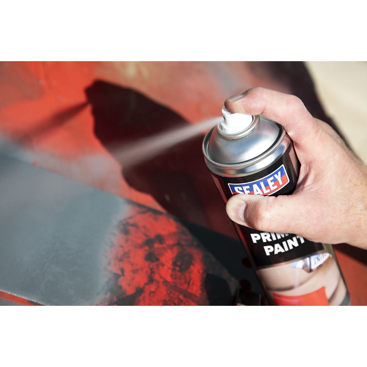 Sealey Grey Primer Paint 500ml Single SCS029S