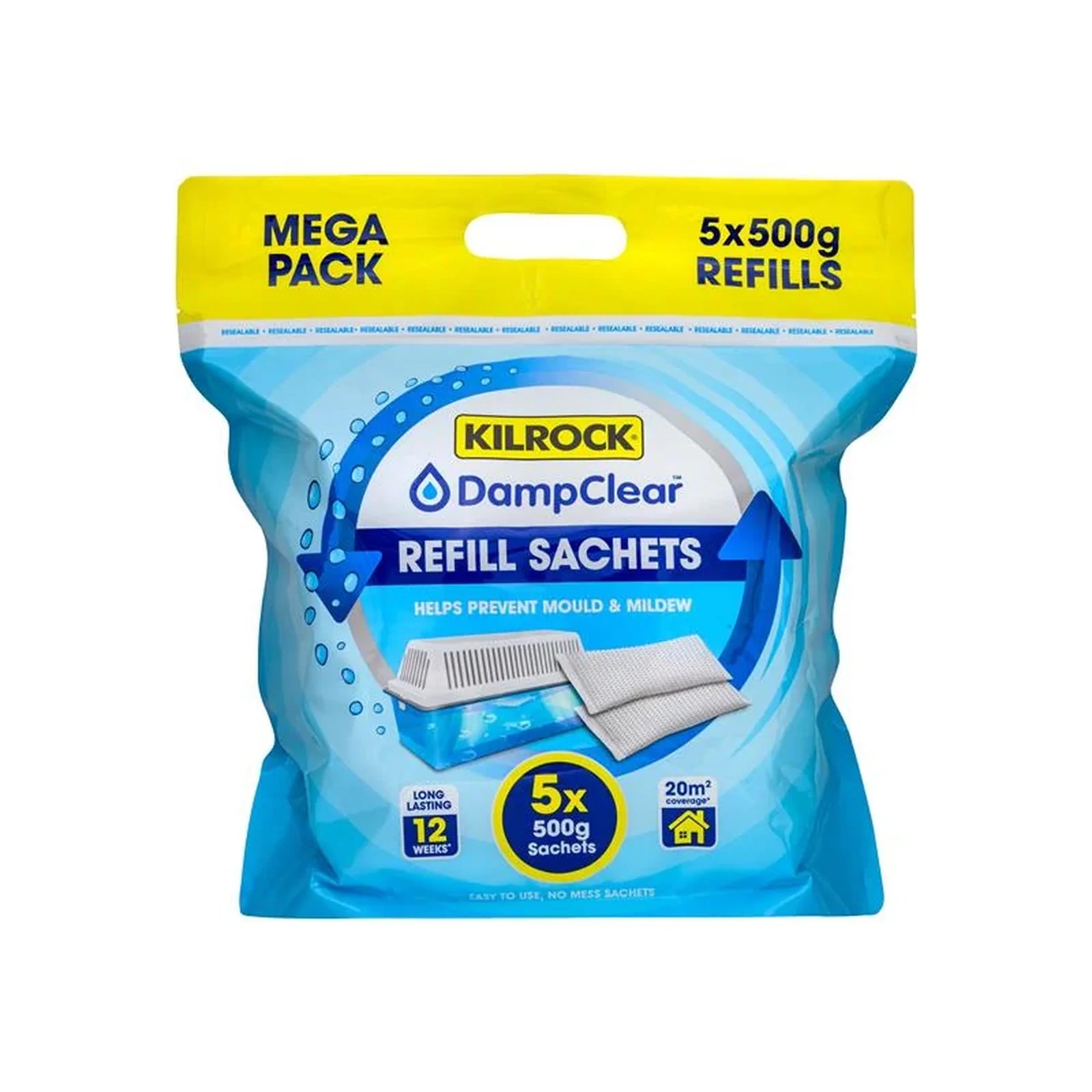 Kilrock Damp Clear Refill 5 x 500g - DAMPCLEAR2.5KG