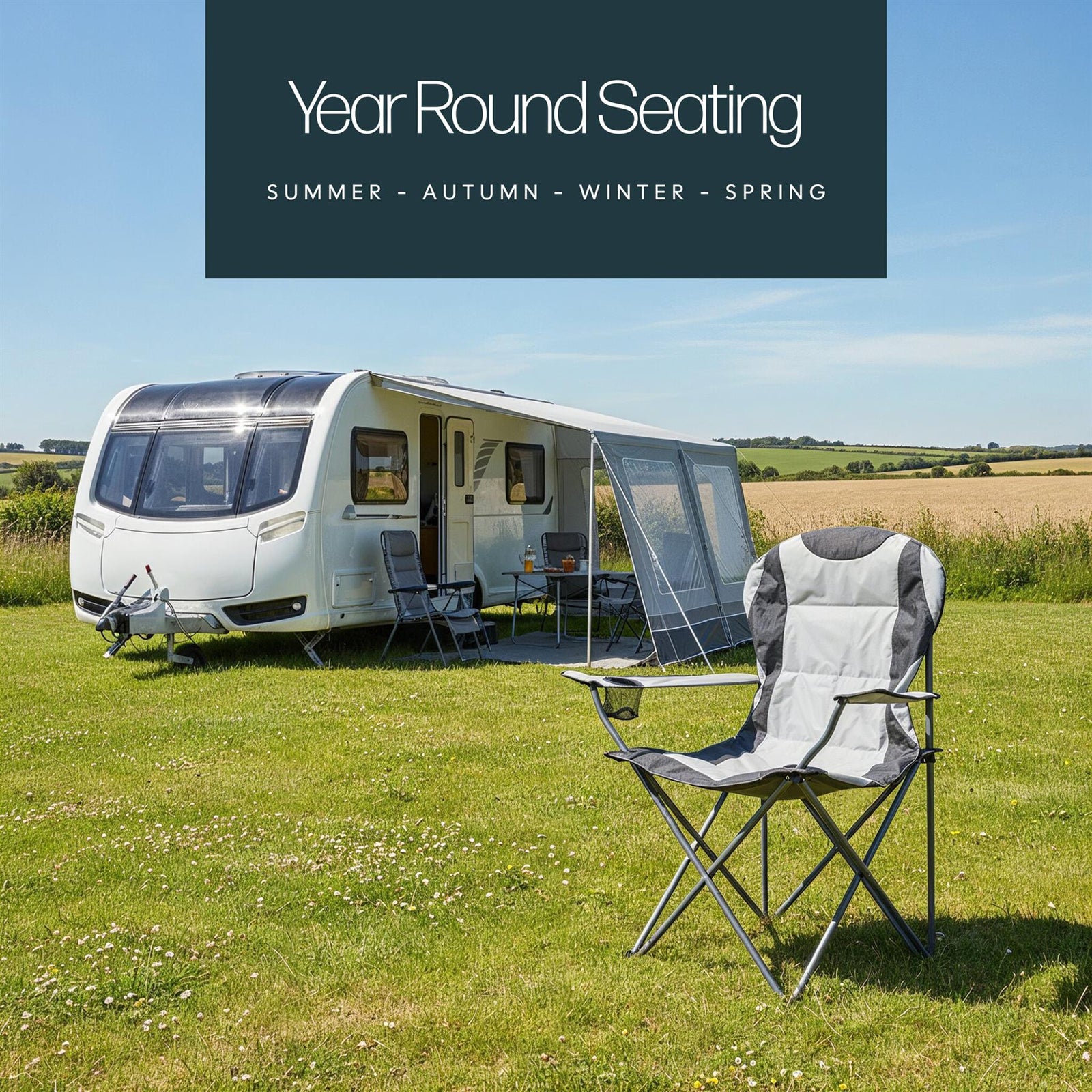 Leisurewize High Back Folding Camping Chair