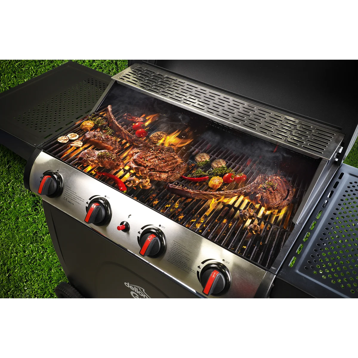 Dellonda 4 Burner Gas BBQ