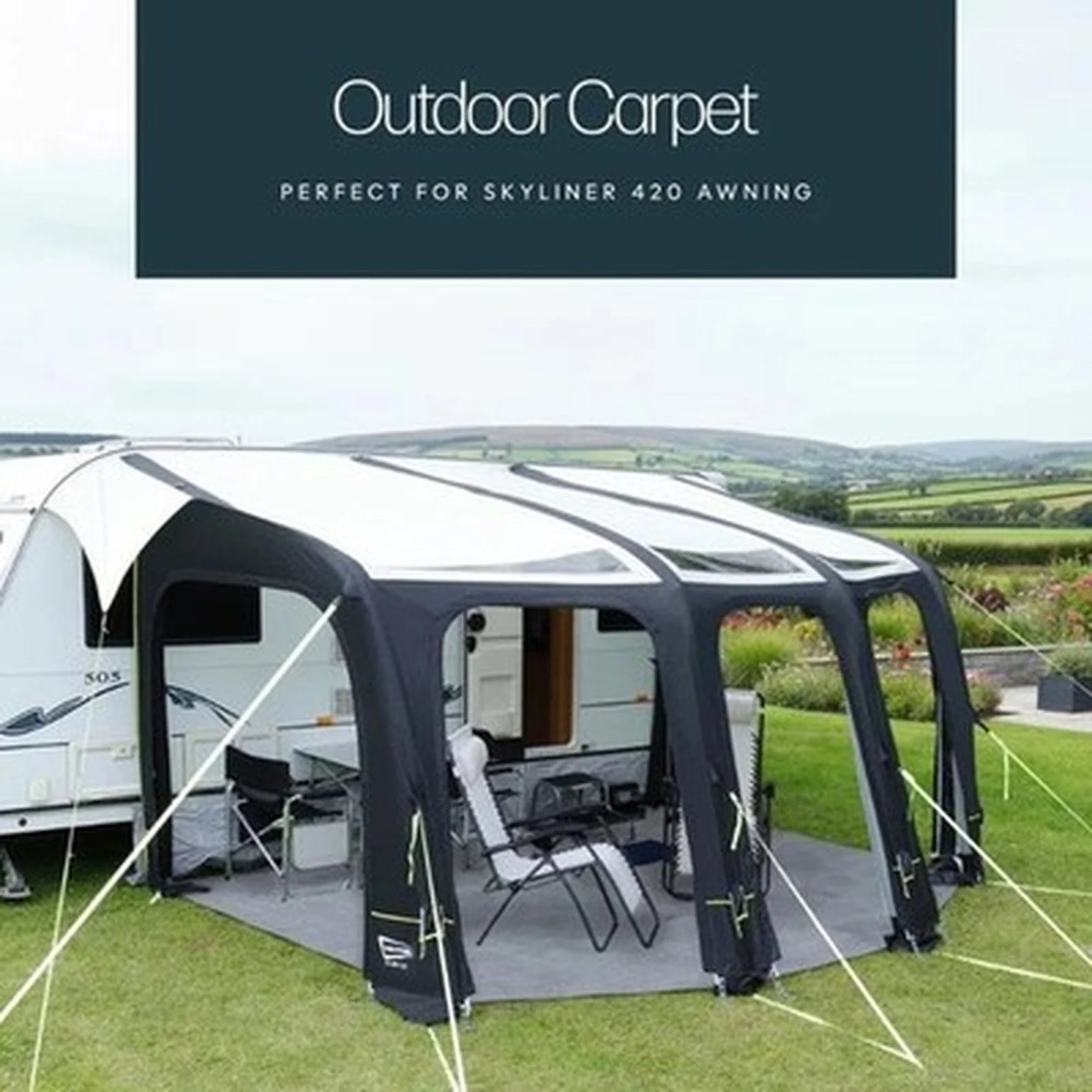 Leisurewize Skyliner 420 Awning Carpet 390x290cm LW798