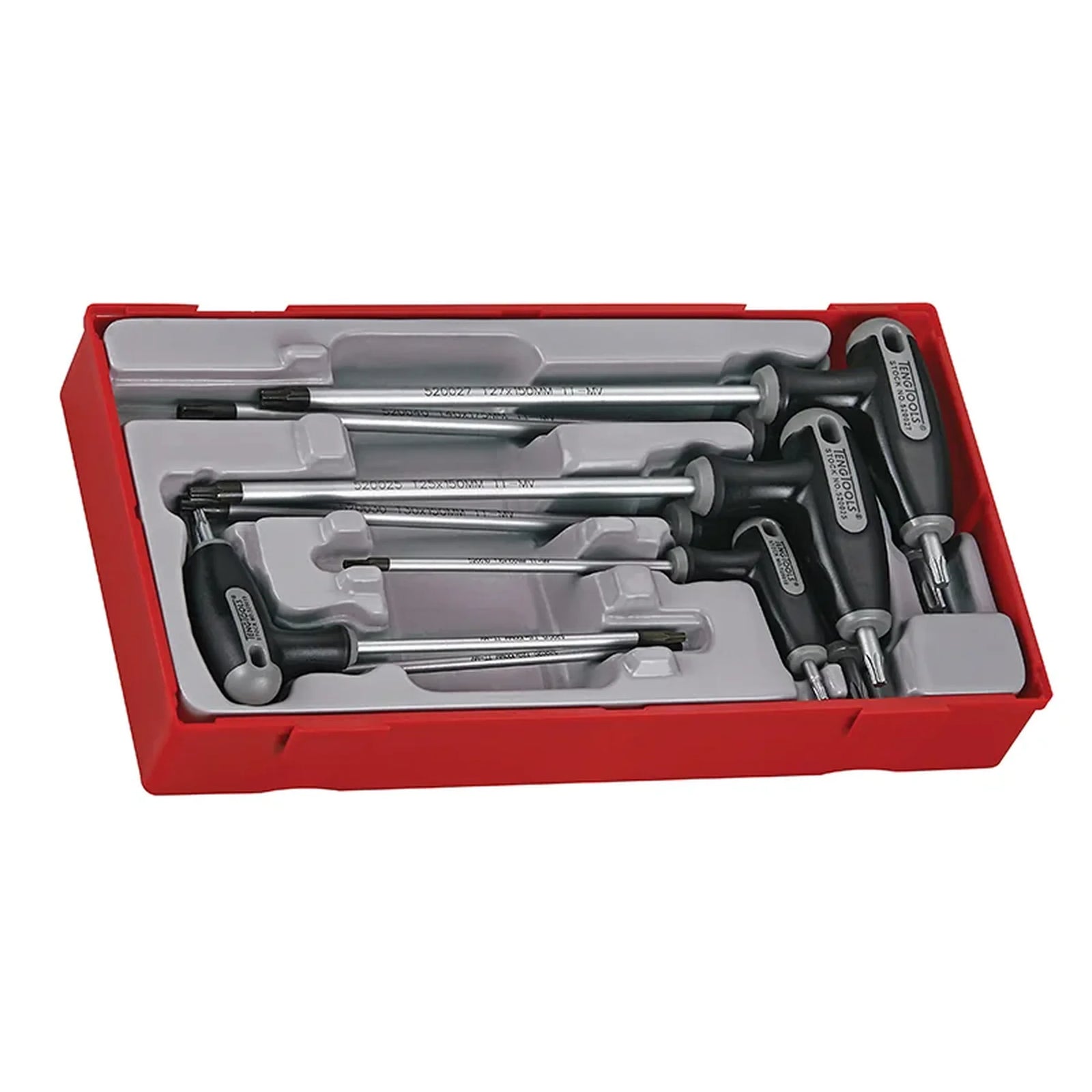 Teng TTTX7 TX/TPX TORX T-Handle Screwdriver Set, 7 Piece - TTTX7