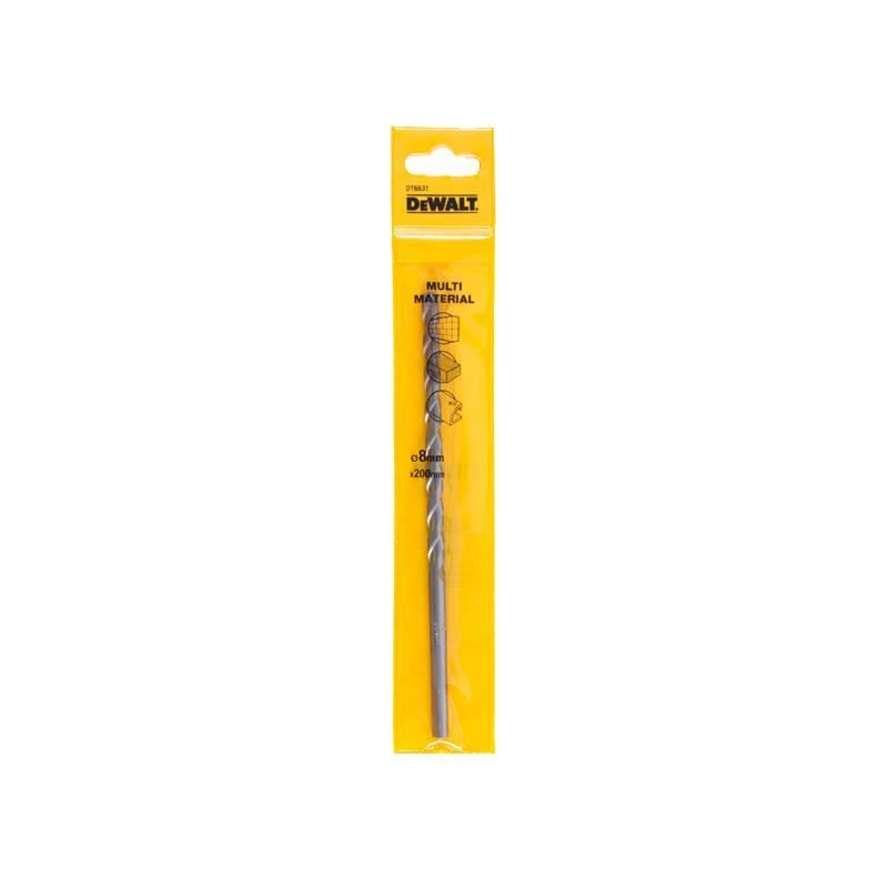 Dewalt Power Tools Multi-Material Drill Bit 8.0mm OL:200mm WL:170mm
