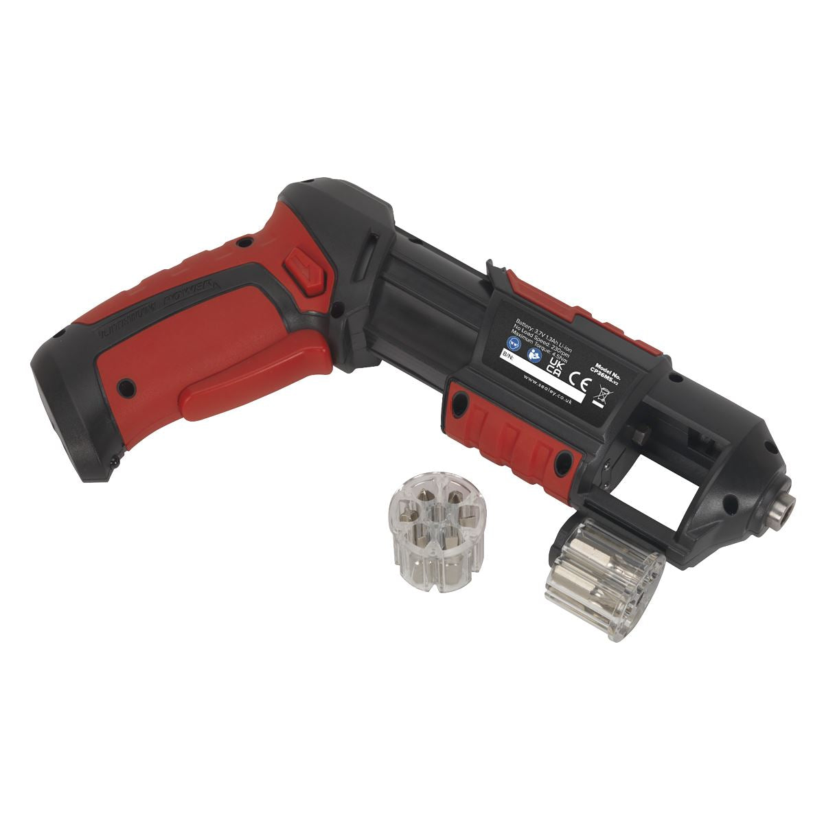 Sealey Cordless Screwdriver Quick Select 14pc 3.7V Lithium-ion CP36MS