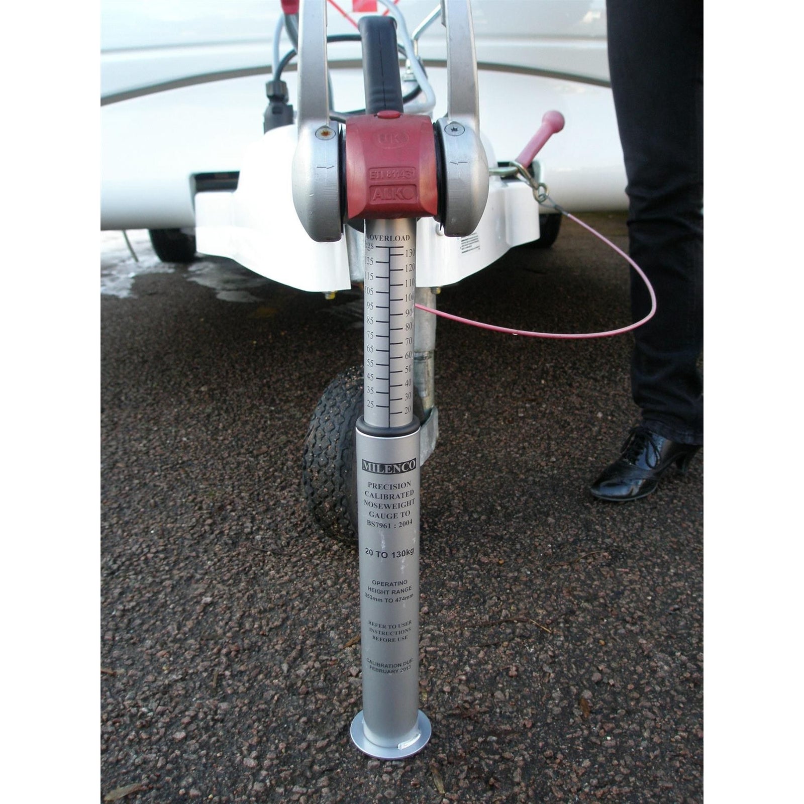 Milenco Precision Calibrated Caravan Noseweight Gauge 135kg Caravan / Trailer