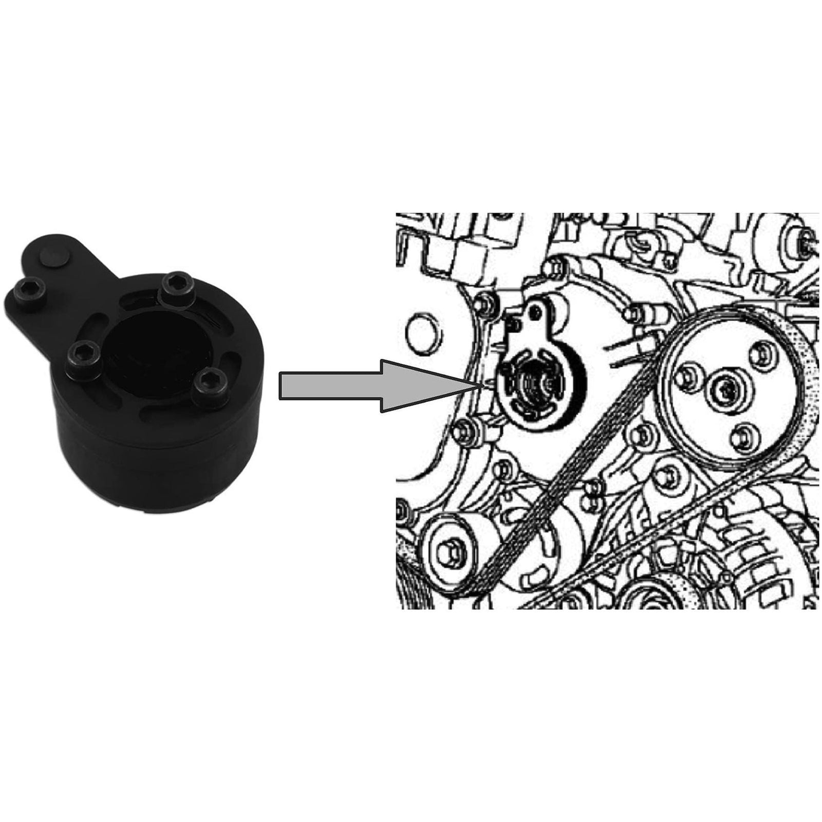 Laser Diesel Pump Sprocket Remover 7508