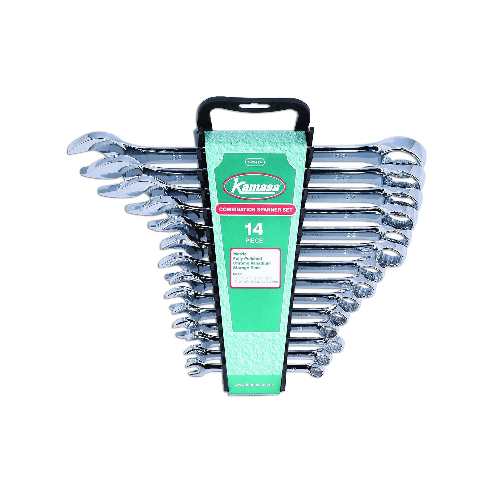 Power-Tec Combination Spanner Set 14pc SP2414