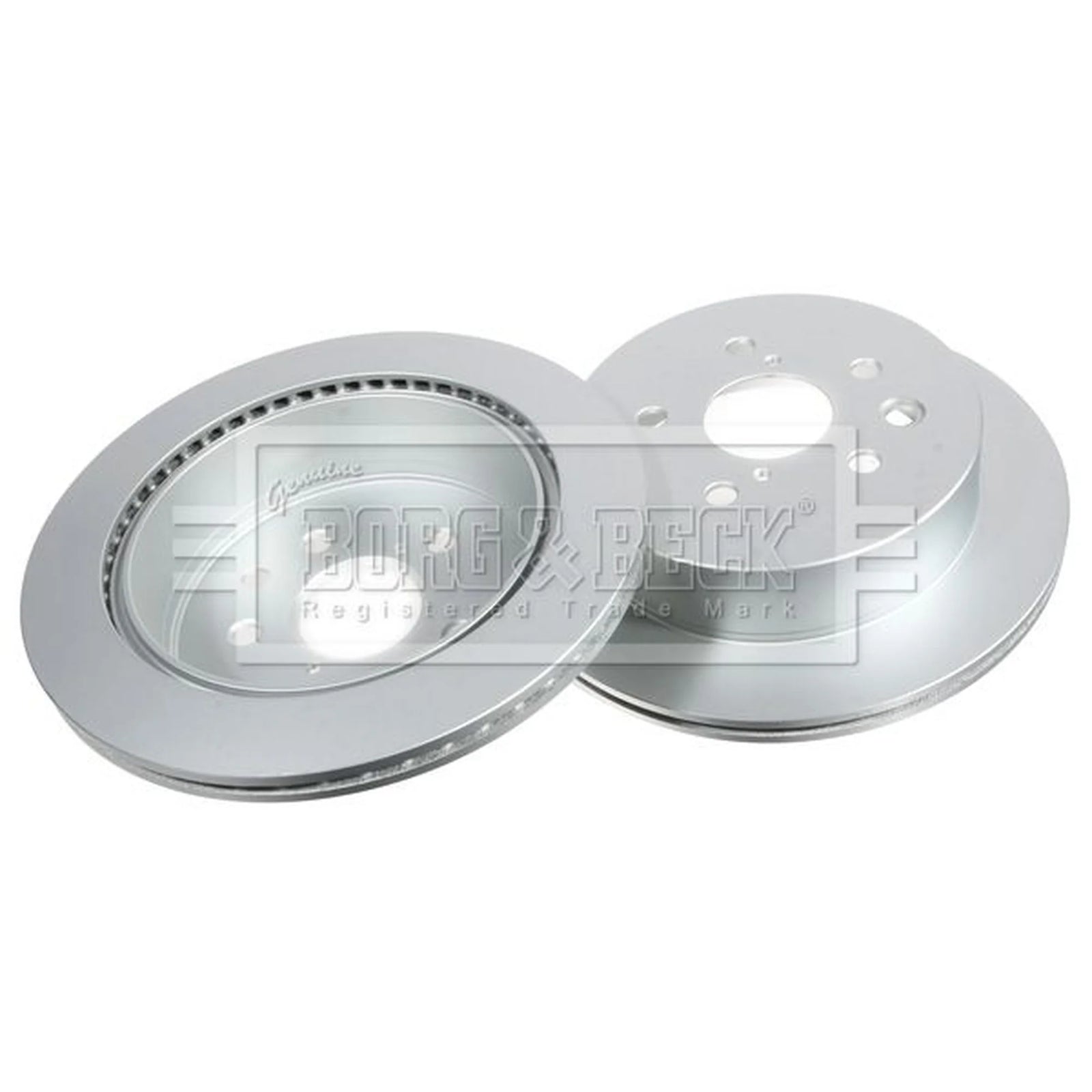 Borg & Beck 2 x Vented Rear Brake Discs BBD5461