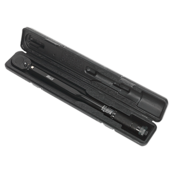 Sealey Micrometer Torque Wrench 1/2"Sq Drive Calibrated Black Series AK624B