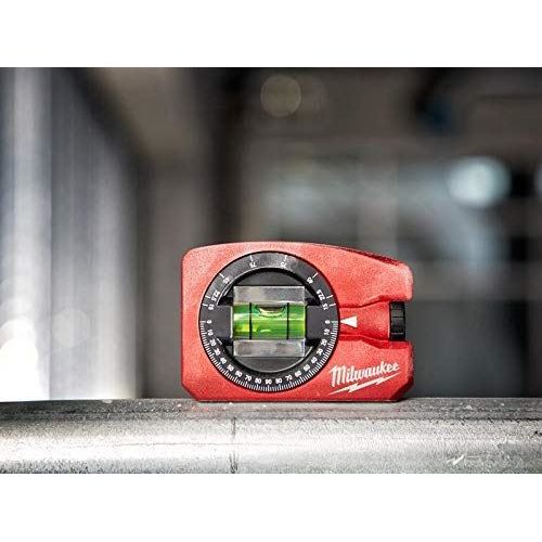 Milwaukee 4932459597 932459597 Magnetic Pocket Level 7.8cm, Red