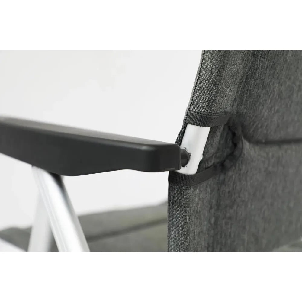 Vango Balletto Grey Recliner Chair Tall Heather