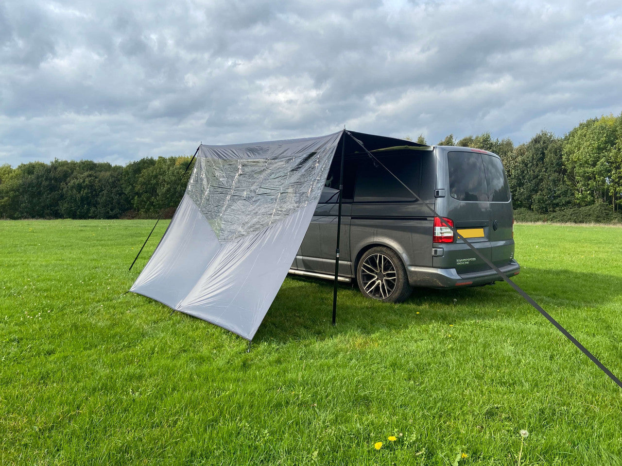 Olpro Rectangle Canopy with Window (Charcoal)