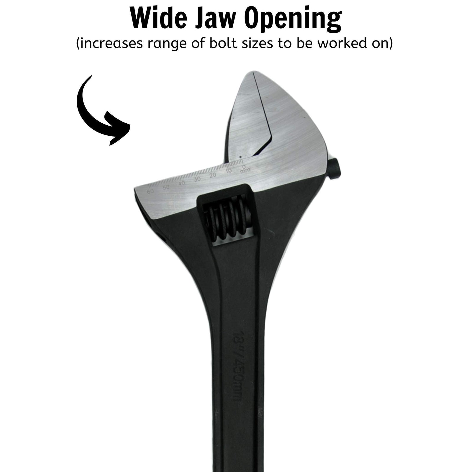 Teng Tools Adjustable Wrench 450mm