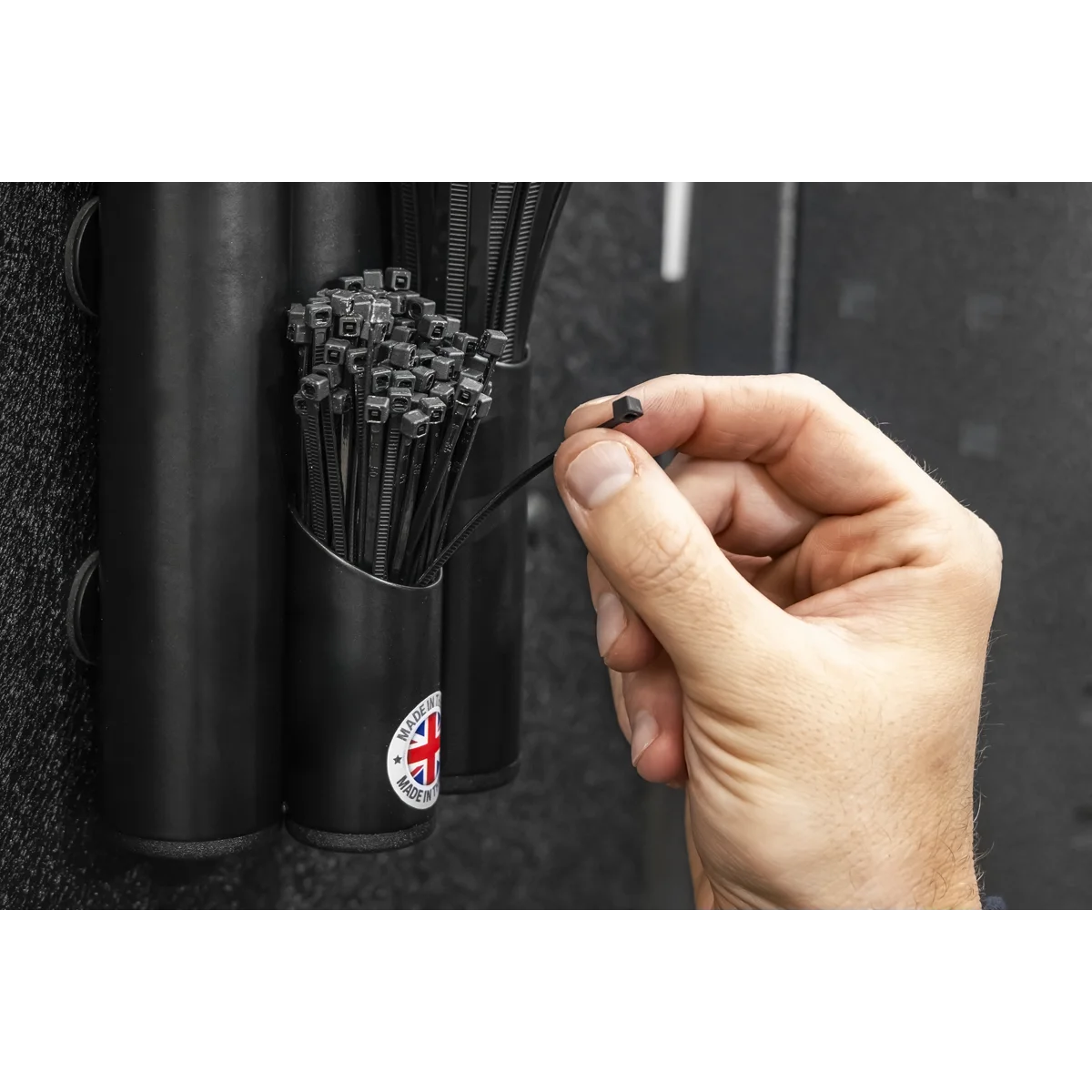 Sealey Large Magnetic Cable Tie Holder - Black, Model APCTHBXL