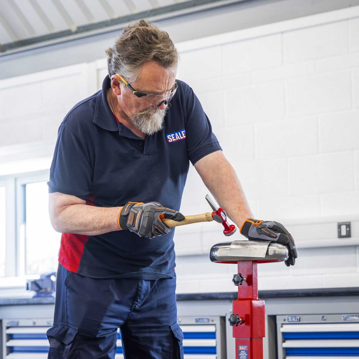 Sealey Tank Shaped Dolly MW13 8.9kg for Bodywork Metal Forming