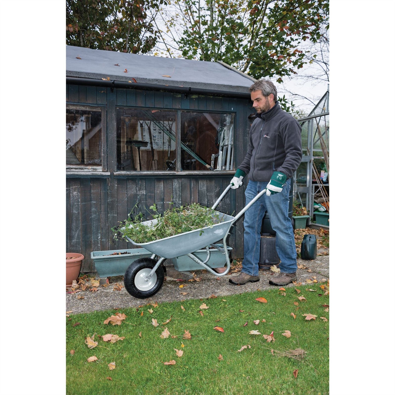 Draper Galvanised Wheelbarrow, 65L 31619