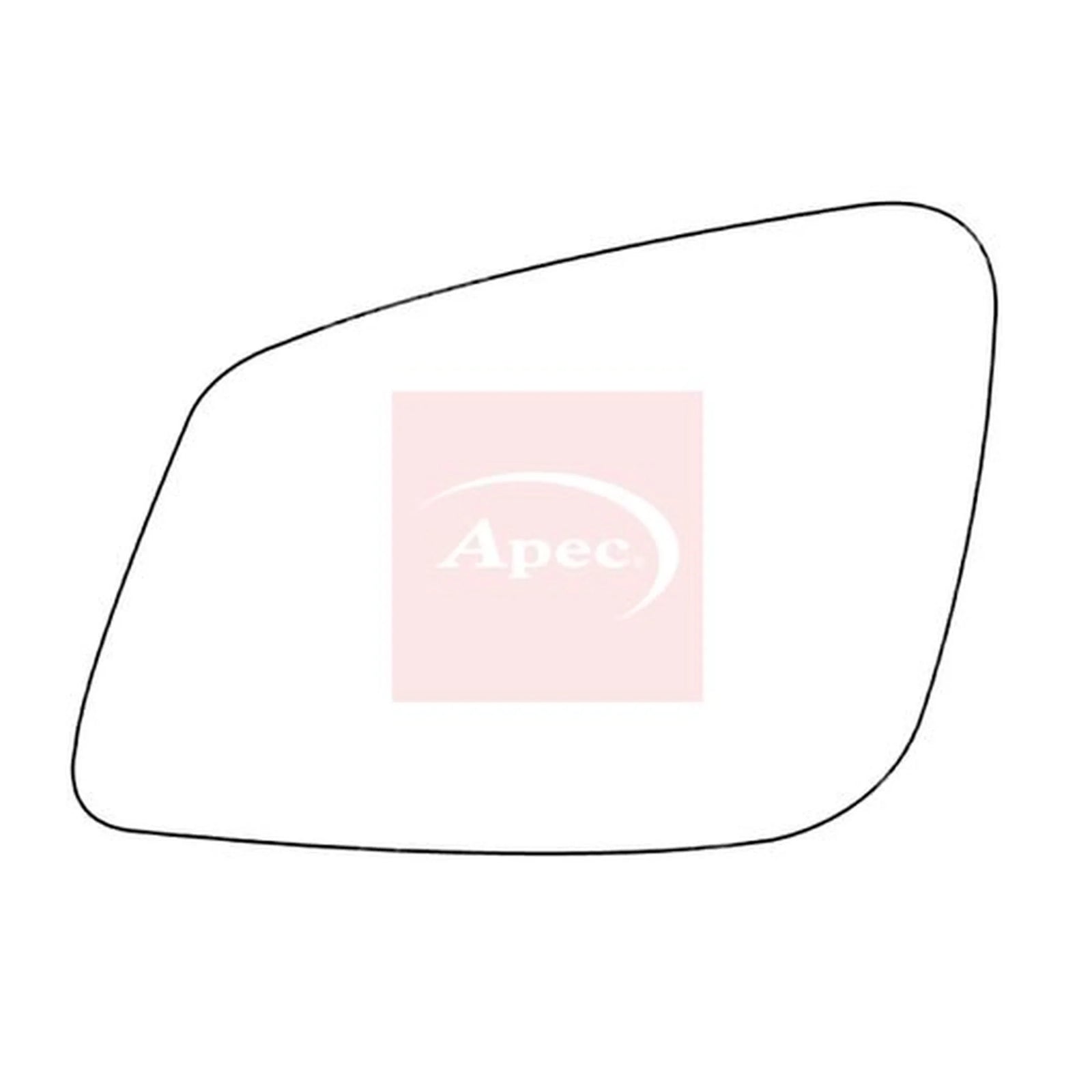Apec Exterior Wing Mirror Glass Left AMS2009