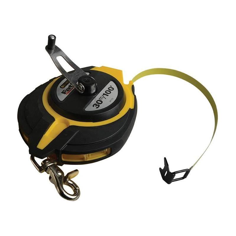 Stanley® Hand Tools FatMax® Closed Case Steel Long Tape 30m/100ft (Width 10mm)