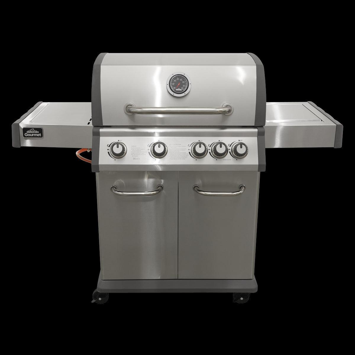 Dellonda 4+1 Burner Deluxe Gas BBQ
