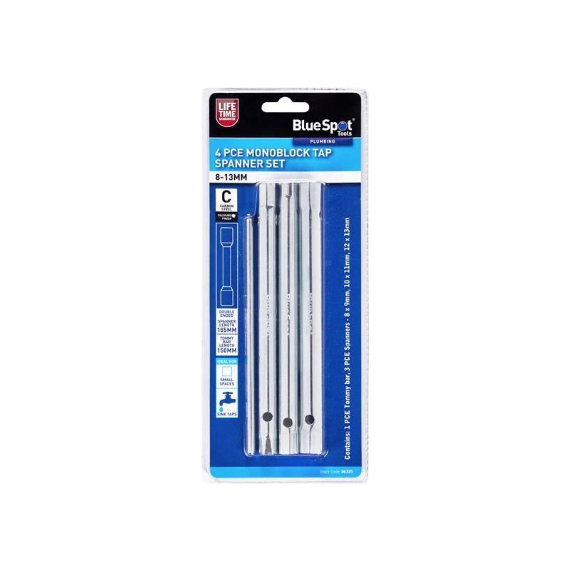 Bluespot Tools Monoblock Tap Spanner Set, 3 Piece