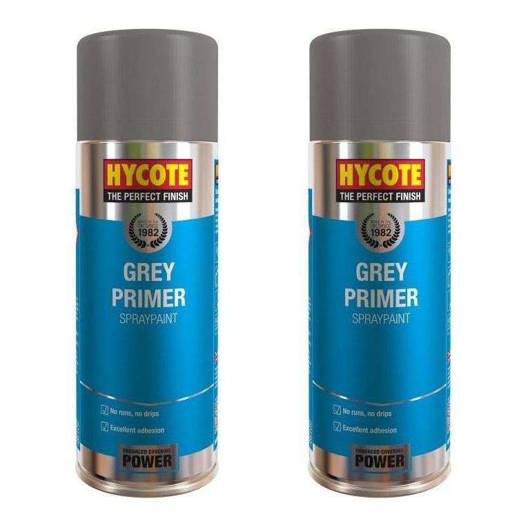4x Hycote XUK03015 Grey Primer 400ml C/O