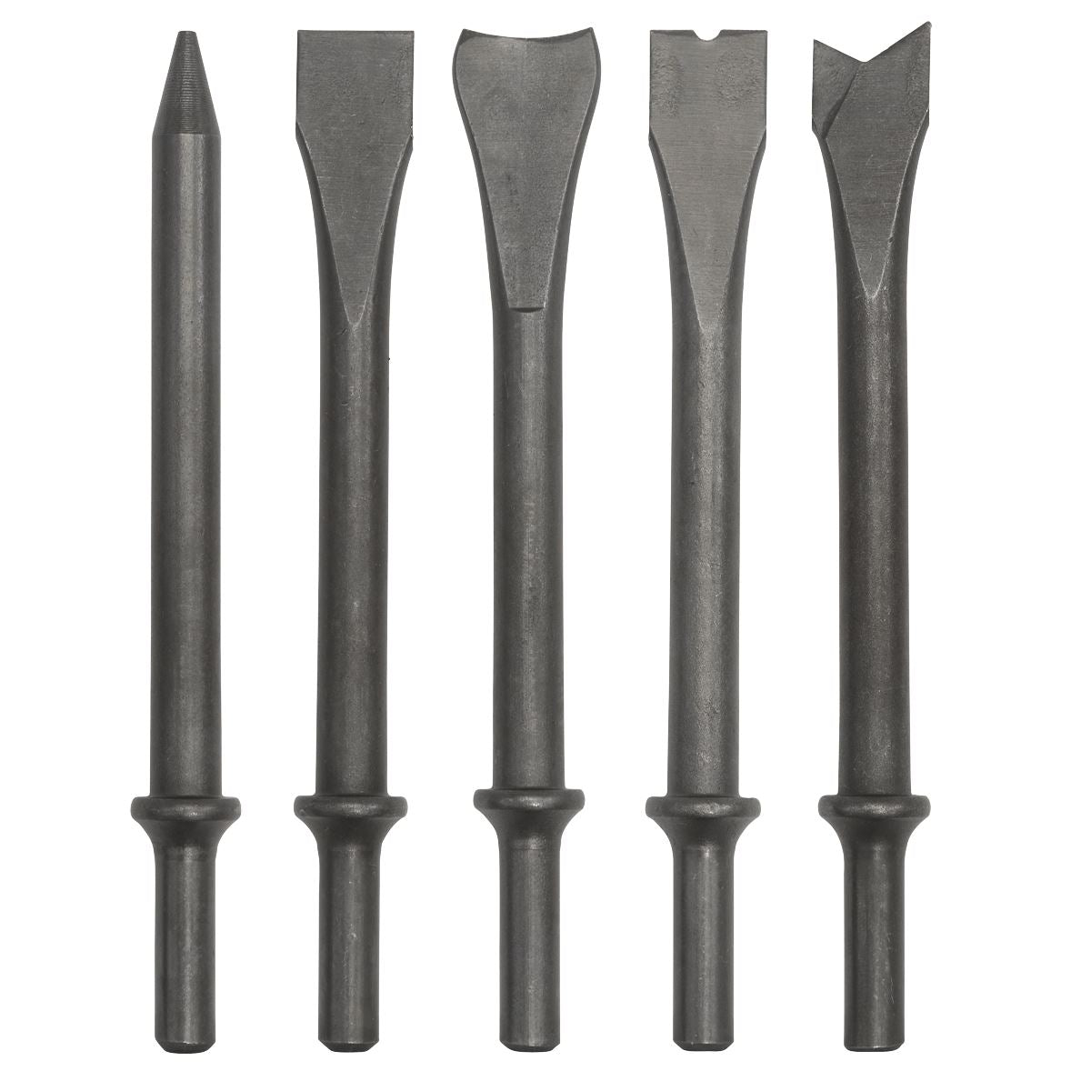 Sealey Air Hammer Chisel Set 170mm 5pc SA11C