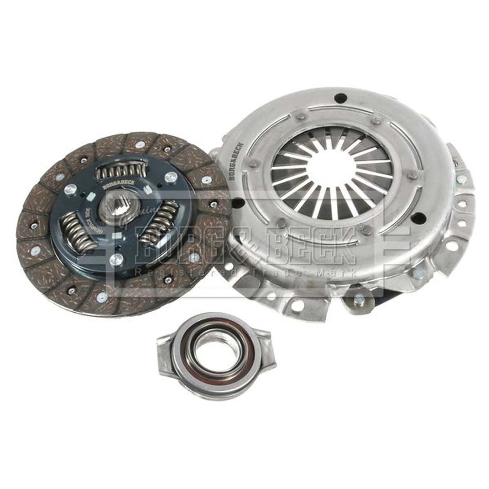 Borg & Beck Clutch Kit Set 3pc 160mm HK8593