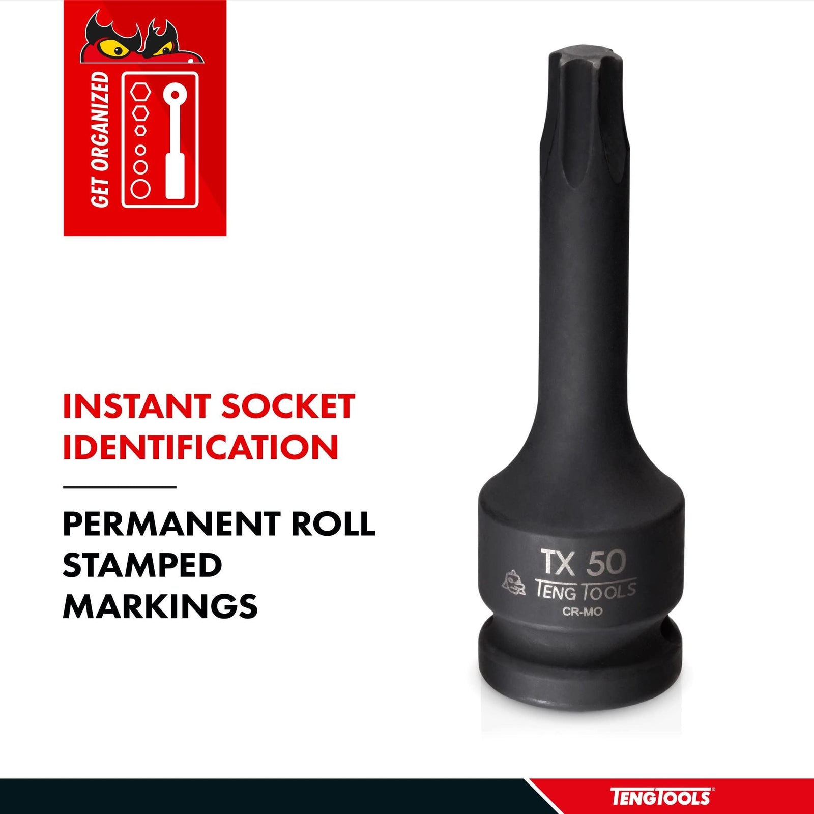 Teng Tools 1/2" TX Impact Socket DIN TX70